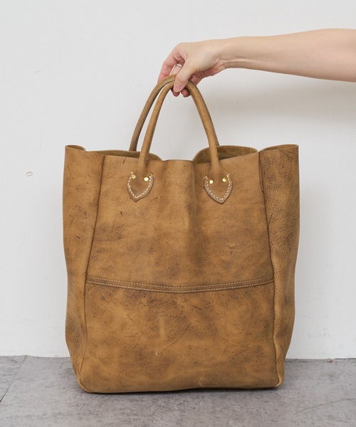 MASTER&Co(マスターアンドコー)の「【MASTER&Co./マスターアンドコー】KUDU トートバッグ(トートバッグ・レディース・サンドベージュ・ONE SIZE)」の7枚目の写真