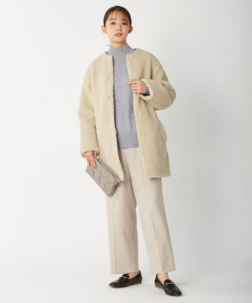J.PRESS（ジェイプレス）の「ANASTASIAミルド 2way ストレート パンツ（その他パンツ・レディース・ベージュ系/グレー系/スモーキーグリーン系・T13/T15）」の13枚目の写真