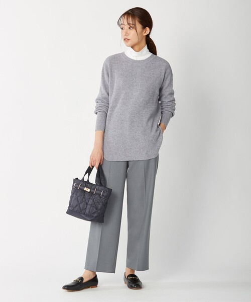 J.PRESS（ジェイプレス）の「ANASTASIAミルド 2way ストレート パンツ（その他パンツ・レディース・ベージュ系/グレー系/スモーキーグリーン系・T13/T15）」の18枚目の写真