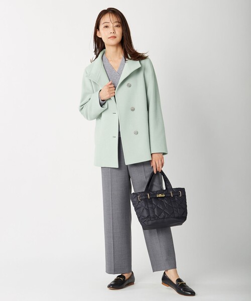 J.PRESS（ジェイプレス）の「ANASTASIAミルド 2way ストレート パンツ（その他パンツ・レディース・ベージュ系/グレー系/スモーキーグリーン系・T13/T15）」の22枚目の写真
