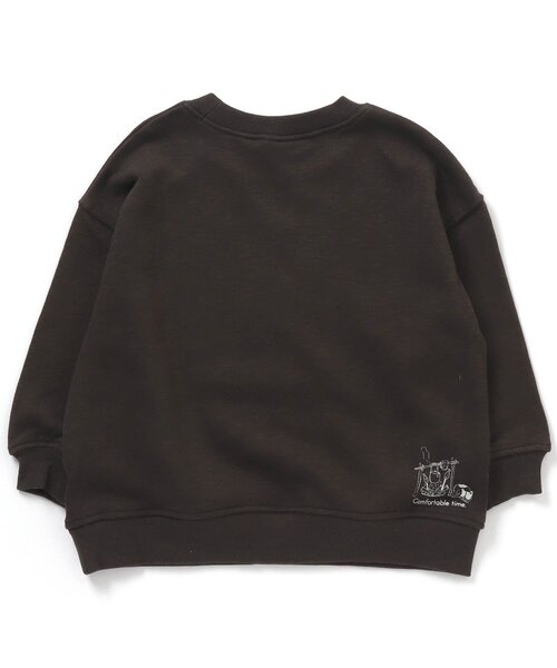 BREEZE（ブリーズ）の「キャンプイラストトレーナー（スウェット・キッズ・ベージュ/レッド/チャコール/カーキ・110/120/130/80/140/100/90）」の10枚目の写真