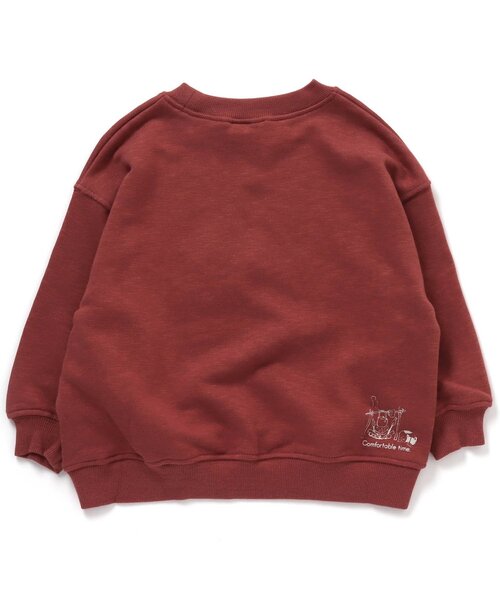 BREEZE（ブリーズ）の「キャンプイラストトレーナー（スウェット・キッズ・ベージュ/レッド/チャコール/カーキ・110/120/130/80/140/100/90）」の12枚目の写真