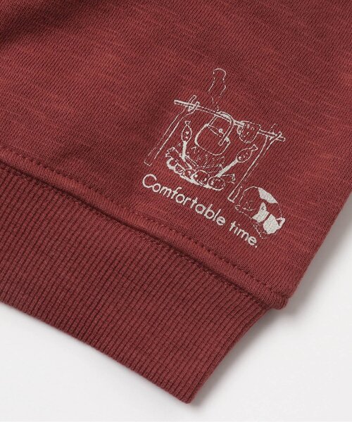 BREEZE（ブリーズ）の「キャンプイラストトレーナー（スウェット・キッズ・ベージュ/レッド/チャコール/カーキ・110/120/130/80/140/100/90）」の17枚目の写真