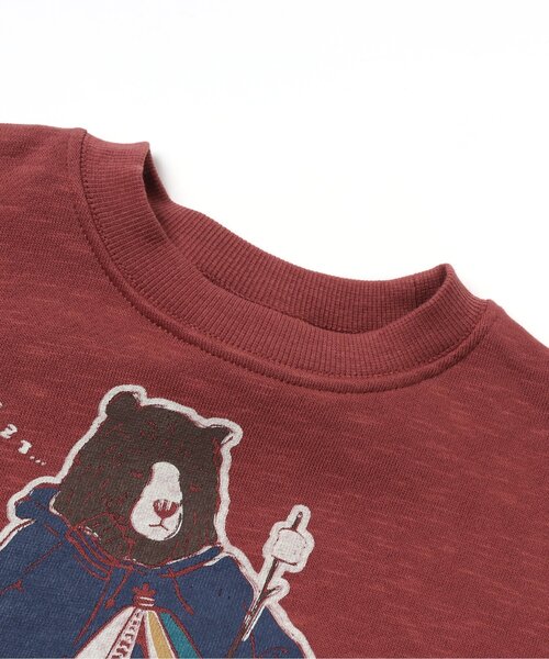 BREEZE（ブリーズ）の「キャンプイラストトレーナー（スウェット・キッズ・ベージュ/レッド/チャコール/カーキ・110/120/130/80/140/100/90）」の18枚目の写真