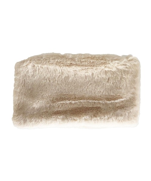 SOROTTO（ソロット）の「フェイクファーネックウォーマー（マフラー・レディース・ライトグレー/ブラック/グレー/アイボリー・FREE）」の6枚目の写真