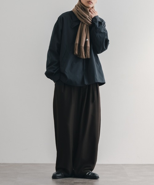 epnok（エプノック）の「ボリュームマフラー（マフラー・メンズ・キャメル/ブラック/グレー/モカ・FREE）」の9枚目の写真