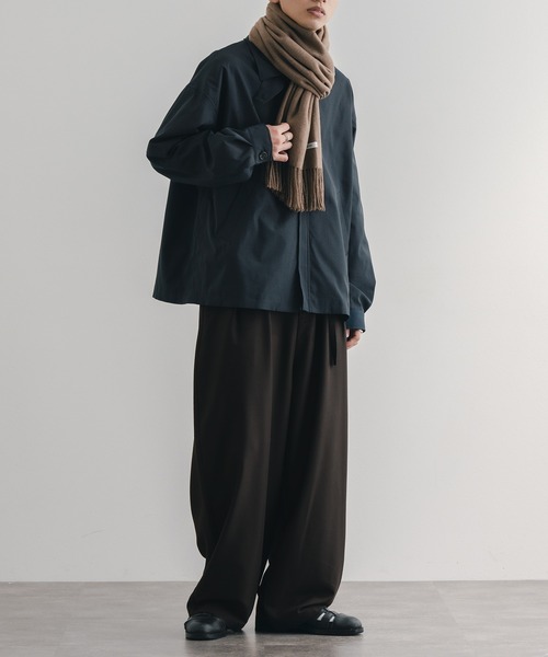 epnok（エプノック）の「ボリュームマフラー（マフラー・メンズ・キャメル/ブラック/グレー/モカ・FREE）」の10枚目の写真