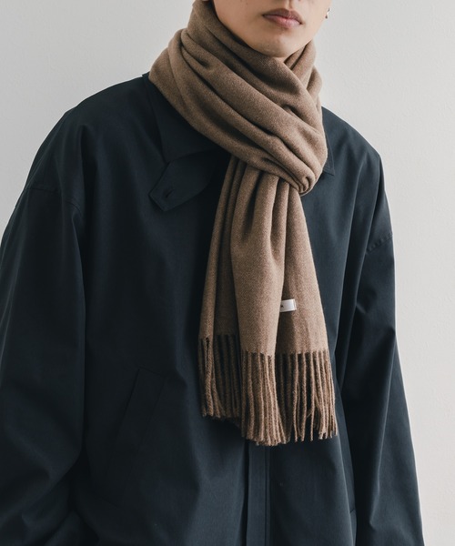 epnok（エプノック）の「ボリュームマフラー（マフラー・メンズ・キャメル/ブラック/グレー/モカ・FREE）」の8枚目の写真