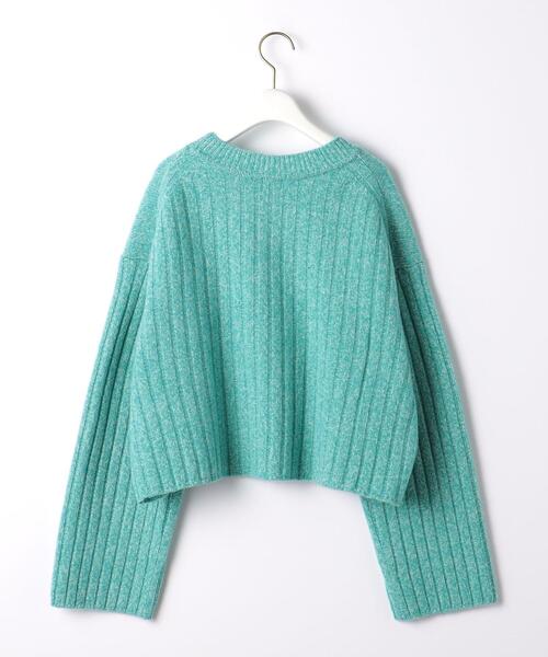 green label relaxing(グリーンレーベルリラクシング)の「ミツモクキモウ ハイネック プルオーバー ニット(ニット/セーター・レディース・レッド/ライム・FREE)」の15枚目の写真