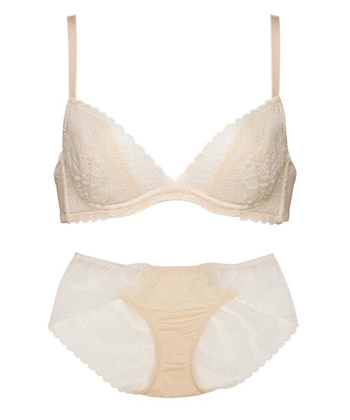 Chut！ INTIMATES（シュットインティメイツ）の「イージーステップブラ&ショーツセット (C853)（ブラ&ショーツ・レディース・ライトベージュ/ローズ・M1/M2/L1/L2/M3）」の20枚目の写真