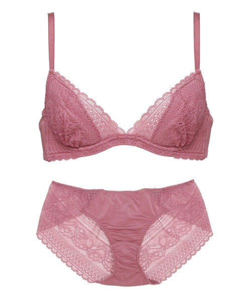 Chut！ INTIMATES（シュットインティメイツ）の「イージーステップブラ&ショーツセット (C853)（ブラ&ショーツ・レディース・ライトベージュ/ローズ・M1/M2/L1/L2/M3）」の21枚目の写真