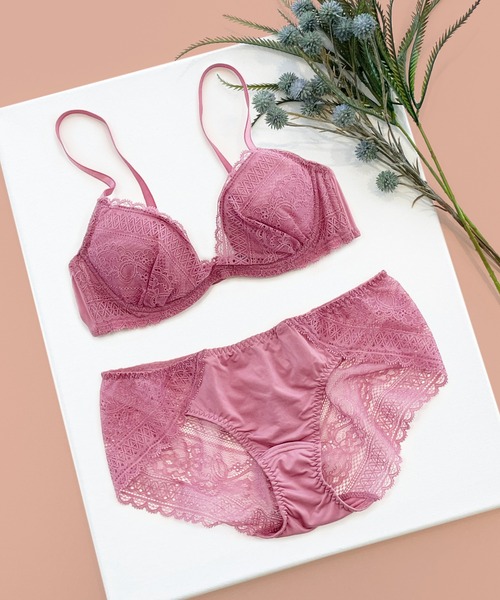 Chut！ INTIMATES（シュットインティメイツ）の「イージーステップブラ&ショーツセット (C853)（ブラ&ショーツ・レディース・ライトベージュ/ローズ・M1/M2/L1/L2/M3）」の14枚目の写真