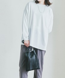 Fizz | 【Fizz/フィズ】 スリット入りチュニック丈ロンTee(チュニック)