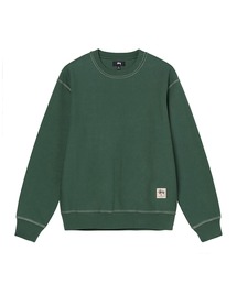 STÜSSY ダークグリーン スウェット STÜSSY ダークグリーン トレーナー M