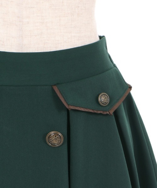 axes femme(アクシーズファム)の「薔薇×額縁刺繍ミドルスカート(スカート・レディース・ワイン/ブラック/ダークグリーン・MEDIUM)」の15枚目の写真