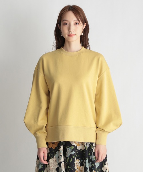 Andemiu(アンデミュウ)の「【WEB限定】ソデタックウラケプルオーバー257205(スウェット・レディース・ピンク/マスタード/チャコール・FREE)」の11枚目の写真