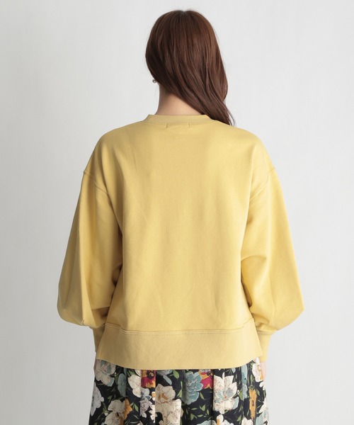 Andemiu(アンデミュウ)の「【WEB限定】ソデタックウラケプルオーバー257205(スウェット・レディース・ピンク/マスタード/チャコール・FREE)」の7枚目の写真