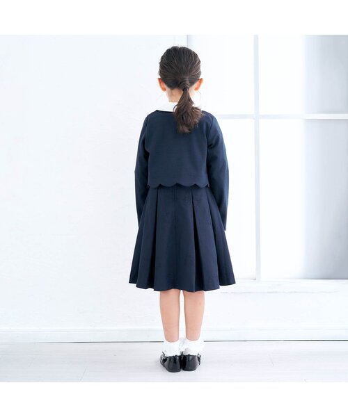 apres les cours（アプレレクール）の「フォーマルボレロ（カーディガン/ボレロ・キッズ・ネイビー/アイボリー・100/110/120/130）」の8枚目の写真