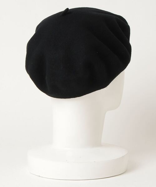 POLO RALPH LAUREN（ポロ ラルフ ローレン）の「ロゴ ウール フェルト ベレー（ハンチング/ベレー帽・レディース・ブラック系1・ONE）」の3枚目の写真