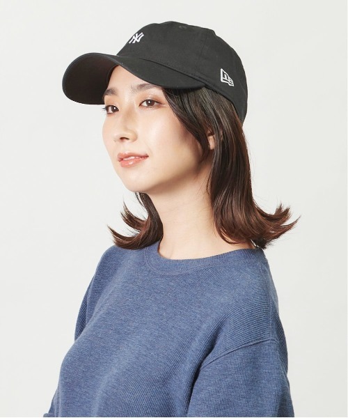 NEW ERA（ニューエラ）の「NEW ERA  920 MINI NYY　CLEANSE（キャップ・メンズ・ベージュ/ネイビー/ブラック×ホワイト/ブラック×ブラック/ダークグリーン・FREE）」の9枚目の写真