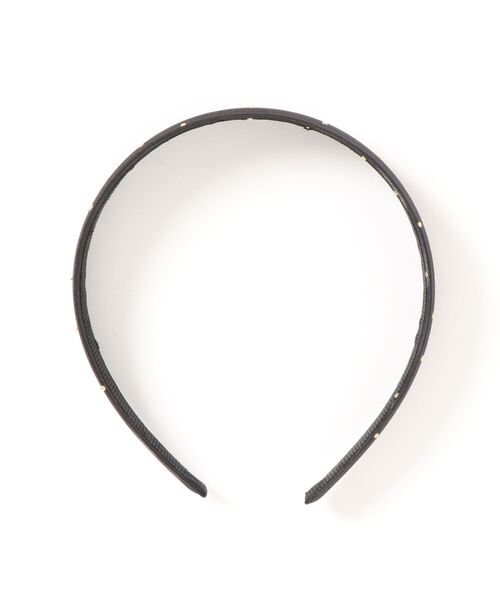 ROPE' PICNIC（ロペピクニック）の「ミニスタッズサテンカチューシャ（カチューシャ・レディース・ブラック/ベージュ・FREE）」の10枚目の写真