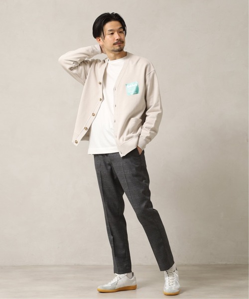 417 EDIFICE（フォーワンセブンエディフィス）の「【Tech Terry / テックテリー】スウェットカーディガン【Made in Japan】（カーディガン/ボレロ・メンズ・オレンジ/ブラック/ネイビー/グリーン/キナリ/イエロー・SMALL/MEDIUM/LARGE）」の7枚目の写真