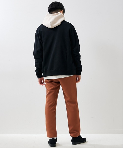 417 EDIFICE（フォーワンセブンエディフィス）の「【Tech Terry / テックテリー】スウェットカーディガン【Made in Japan】（カーディガン/ボレロ・メンズ・オレンジ/ブラック/ネイビー/グリーン/キナリ/イエロー・SMALL/MEDIUM/LARGE）」の9枚目の写真