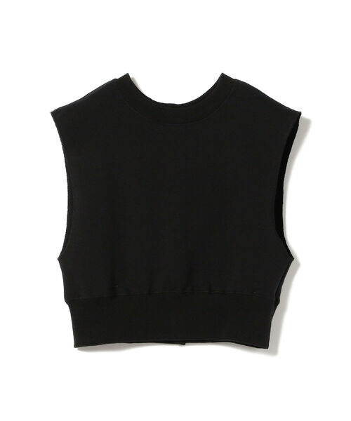 Ray BEAMS（レイビームス）の「Ray BEAMS / スウェット 2way ベスト（ベスト・レディース・ナチュラル/ブラック・ONE SIZE）」の5枚目の写真