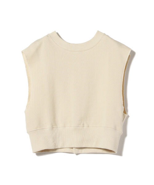 Ray BEAMS（レイビームス）の「Ray BEAMS / スウェット 2way ベスト（ベスト・レディース・ナチュラル/ブラック・ONE SIZE）」の18枚目の写真