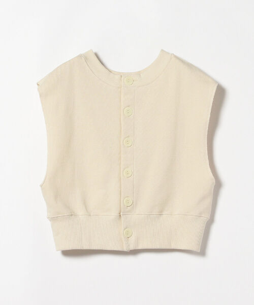 Ray BEAMS（レイビームス）の「Ray BEAMS / スウェット 2way ベスト（ベスト・レディース・ナチュラル/ブラック・ONE SIZE）」の21枚目の写真