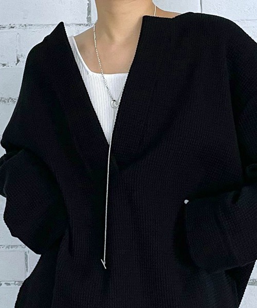 PAGEBOY(ページボーイ)の「ロングチェーンネックレス(ネックレス・レディース・シルバー・FREE)」の1枚目の写真