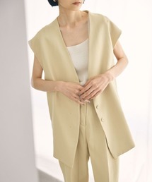 TODAYFUL | TODAYFUL(トゥデイフル) "Collarless Twill Vest"カラーレスツイルベスト/12110105(ベスト)