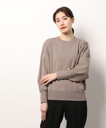 Te chichi | サイドリブクルーネックニット（セットアップ可能）(ニット/セーター)
