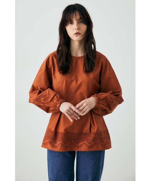 MOUSSY（マウジー）の「CUT OUT LACE ブラウス（シャツ/ブラウス