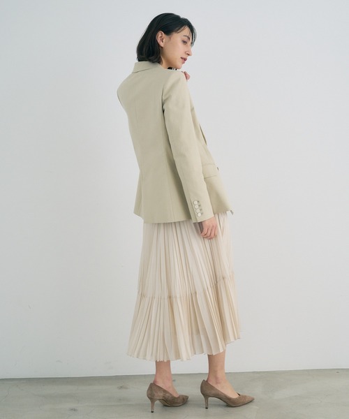 ANAYI（アナイ）の「ソフトローンプリーツ　スカート（スカート・レディース・ベージュ/ネイビー/ミント・38/36）」の11枚目の写真