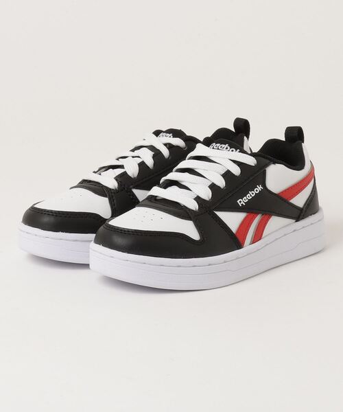 Reebok（リーボック）の「ロイヤル プライム 2 / Royal Prime 2（スニーカー・キッズ・ホワイト×ホワイト/ホワイト×ブラック/ブラック×ホワイト/ブラック・22.5cm/23.5cm/24.5cm/23.0cm/24.0cm/25.0cm/22.0cm/17.0cm/18.0cm/19.0cm/20.0cm/21.0cm/17.5cm/21.5cm/18.5cm/19.5cm/20.5cm）」の3枚目の写真