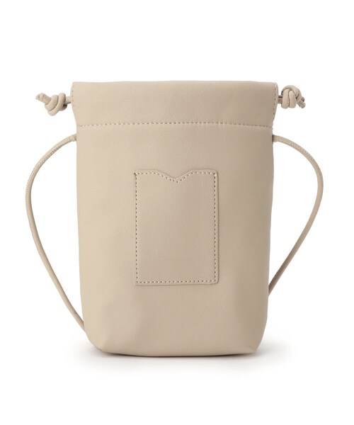 Ober Tashe（オーバータッシェ）の「巾着スマホショルダー（ショルダーバッグ・レディース・ブラック/チョコ/パープル系/サックスブルー・FREE）」の9枚目の写真