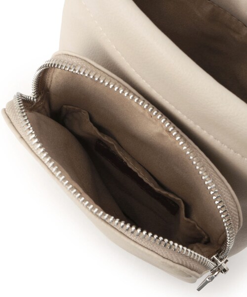 Ober Tashe（オーバータッシェ）の「巾着スマホショルダー（ショルダーバッグ・レディース・ブラック/チョコ/パープル系/サックスブルー・FREE）」の12枚目の写真