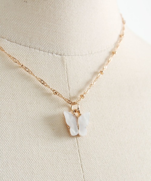 tocco closet（トッコ　クローゼット）の「パピヨンネックレス（ネックレス・レディース・ゴールド・FREE）」の6枚目の写真