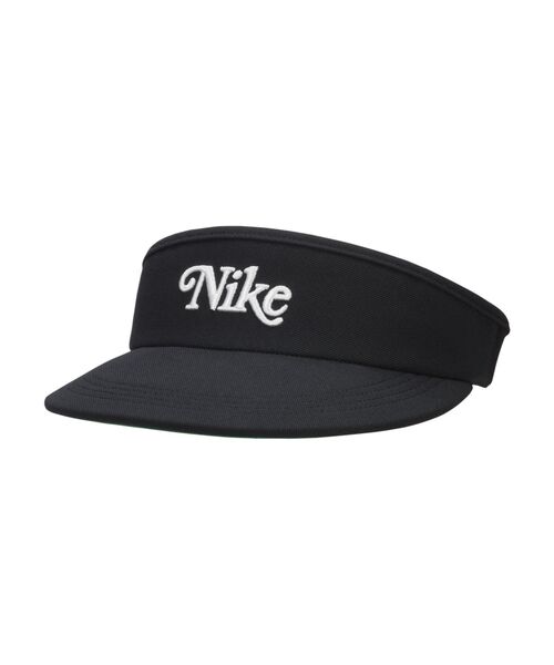 NIKE（ナイキ）の「ナイキ Dri-FIT ゴルフバイザー / Nike Dri-FIT Golf Visor（サンバイザー・メンズ・ブラック・ONE SIZE）」の8枚目の写真