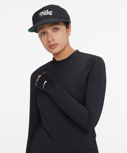 NIKE（ナイキ）の「ナイキ Dri-FIT ゴルフバイザー / Nike Dri-FIT Golf Visor（サンバイザー・メンズ・ブラック・ONE SIZE）」の7枚目の写真