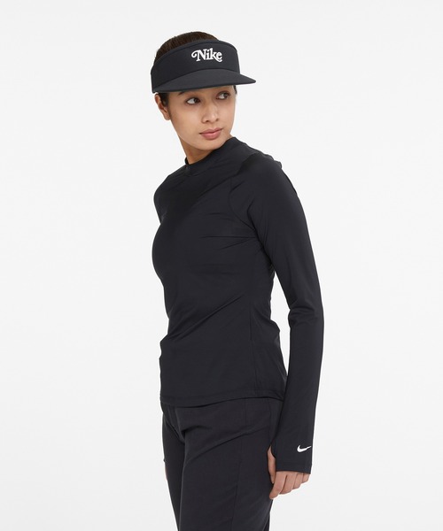 NIKE（ナイキ）の「ナイキ Dri-FIT ゴルフバイザー / Nike Dri-FIT Golf Visor（サンバイザー・メンズ・ブラック・ONE SIZE）」の6枚目の写真