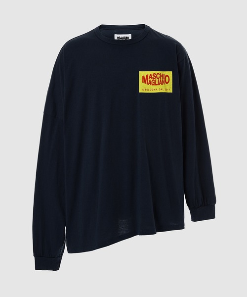 MAGLIANO(マリアーノ)の「OFFICINA LONG SLEEVE(Tシャツ/カットソー・メンズ・ホワイト/ネイビー系・L/XL)」の2枚目の写真