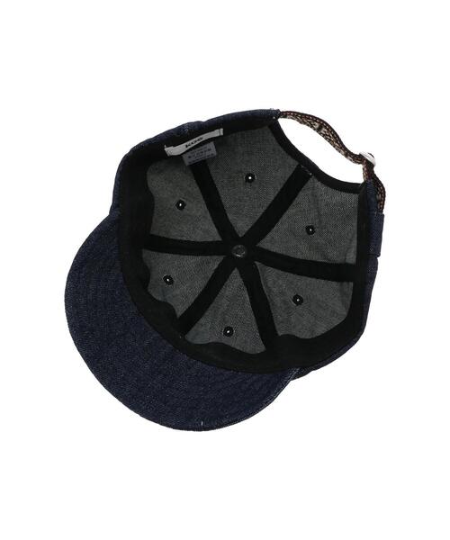 koe（コエ）の「キャンバスショートブリムキャップ＊（キャップ・メンズ・ブラック/カモフラージュ/インディゴブルー・FREE）」の13枚目の写真