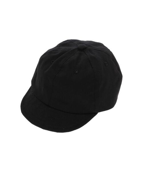 koe（コエ）の「キャンバスショートブリムキャップ＊（キャップ・メンズ・ブラック/カモフラージュ/インディゴブルー・FREE）」の14枚目の写真