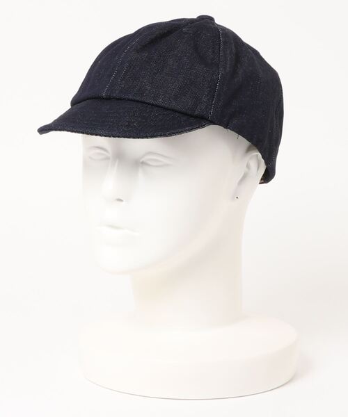 koe（コエ）の「キャンバスショートブリムキャップ＊（キャップ・メンズ・ブラック/カモフラージュ/インディゴブルー・FREE）」の18枚目の写真