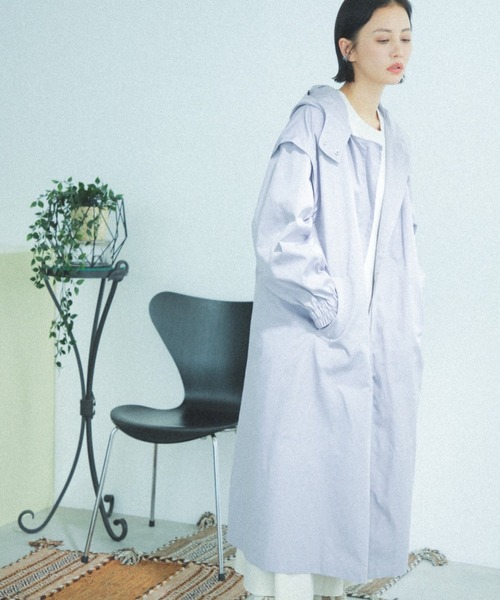 ROSE BUD(ローズバッド)の「マウンテンパーカー(マウンテンパーカー・レディース・ベージュ/パープル・ONE SIZE)」の2枚目の写真