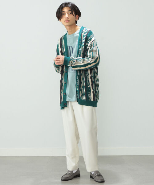 BeAMS DOT（ビームスドット）の「【WEB限定】BeAMS DOT / N.D.A.プリントTシャツ（Tシャツ/カットソー・メンズ・ホワイト/グリーン系その他・MEDIUM/LARGE）」の10枚目の写真