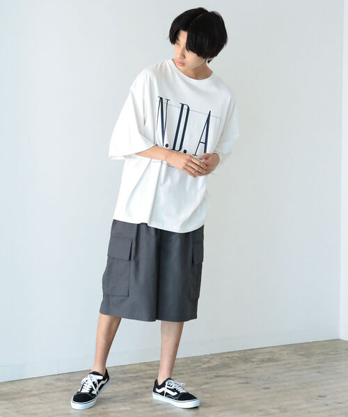 BeAMS DOT（ビームスドット）の「【WEB限定】BeAMS DOT / N.D.A.プリントTシャツ（Tシャツ/カットソー・メンズ・ホワイト/グリーン系その他・MEDIUM/LARGE）」の12枚目の写真