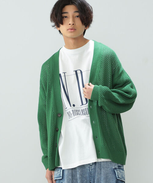 BeAMS DOT（ビームスドット）の「【WEB限定】BeAMS DOT / N.D.A.プリントTシャツ（Tシャツ/カットソー・メンズ・ホワイト/グリーン系その他・MEDIUM/LARGE）」の17枚目の写真